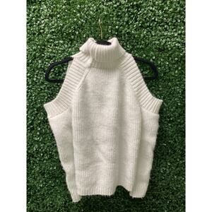 Sweater  with peek threw shoulders  size M